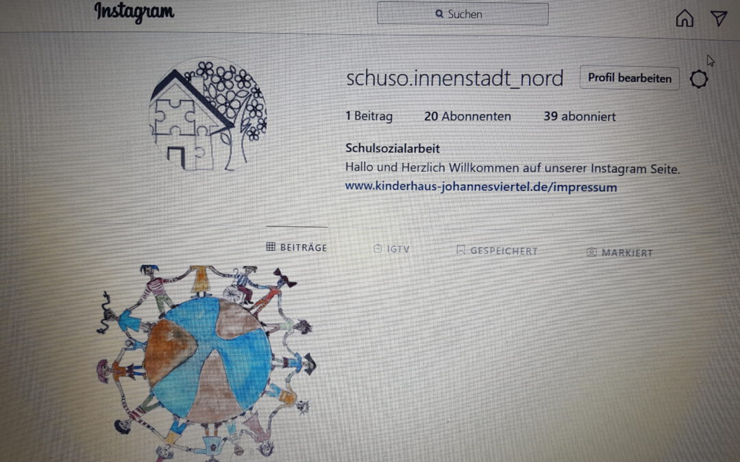 Aktuelles aus der Schulsozialarbeit Innenstadt Nord: # Instagram